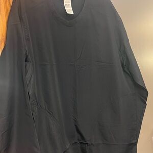 Holloway Black V-Neck Lightweight Pullover with Pockets